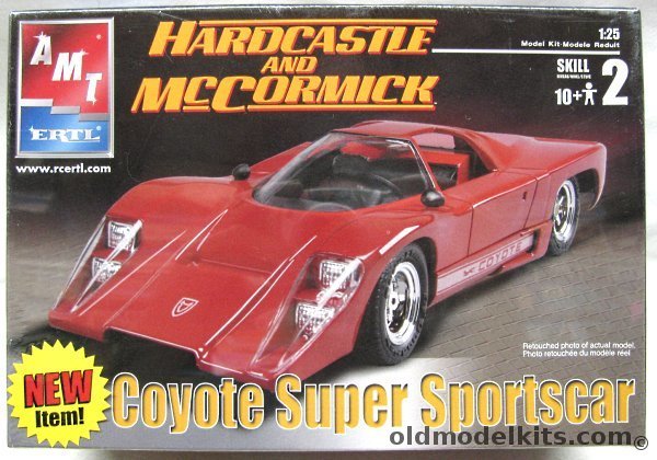 AMT 1/25 Hardcastle and McCormick Coyote X Super Sports car, 31559 plastic model kit